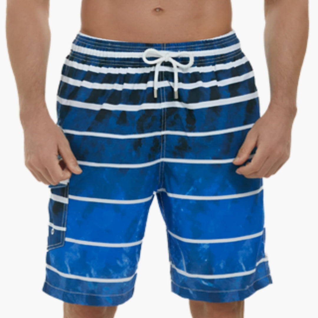 Bañador Corto Azul Claro Cintura Elástica