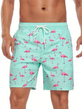 Bañador Shorts Estampado Flamencos – Verano Tropical
