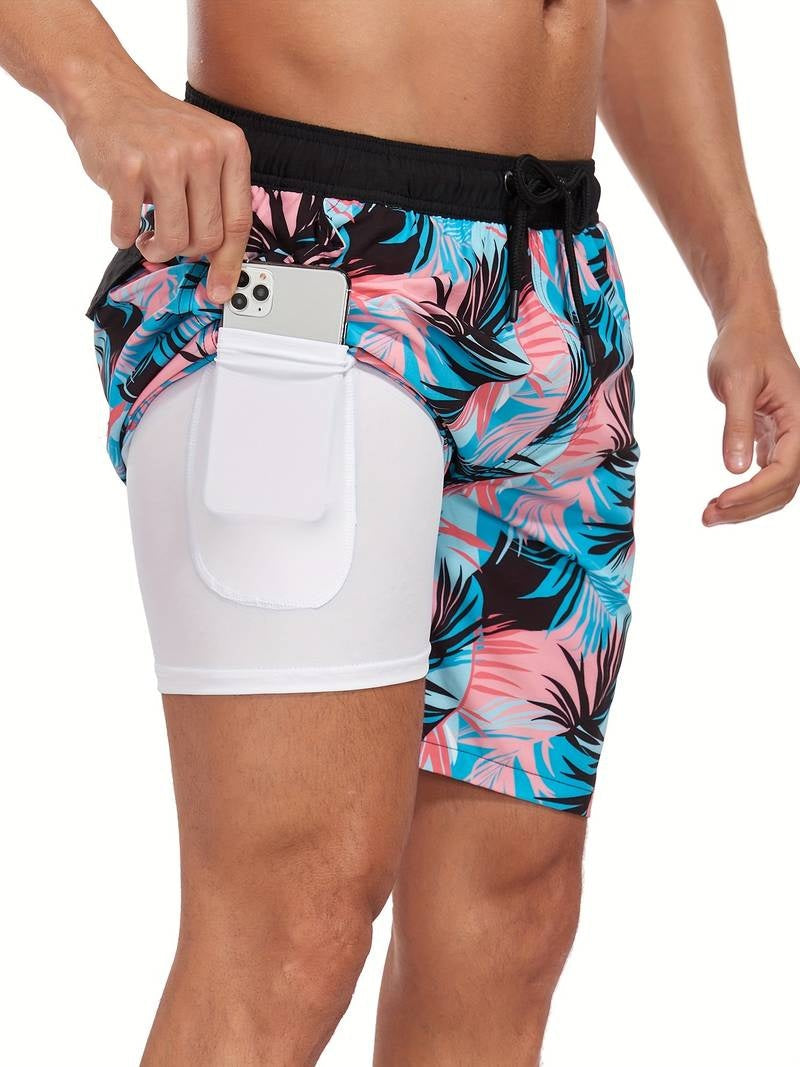 Bañador Shorts Estampado Flamencos – Verano Tropical