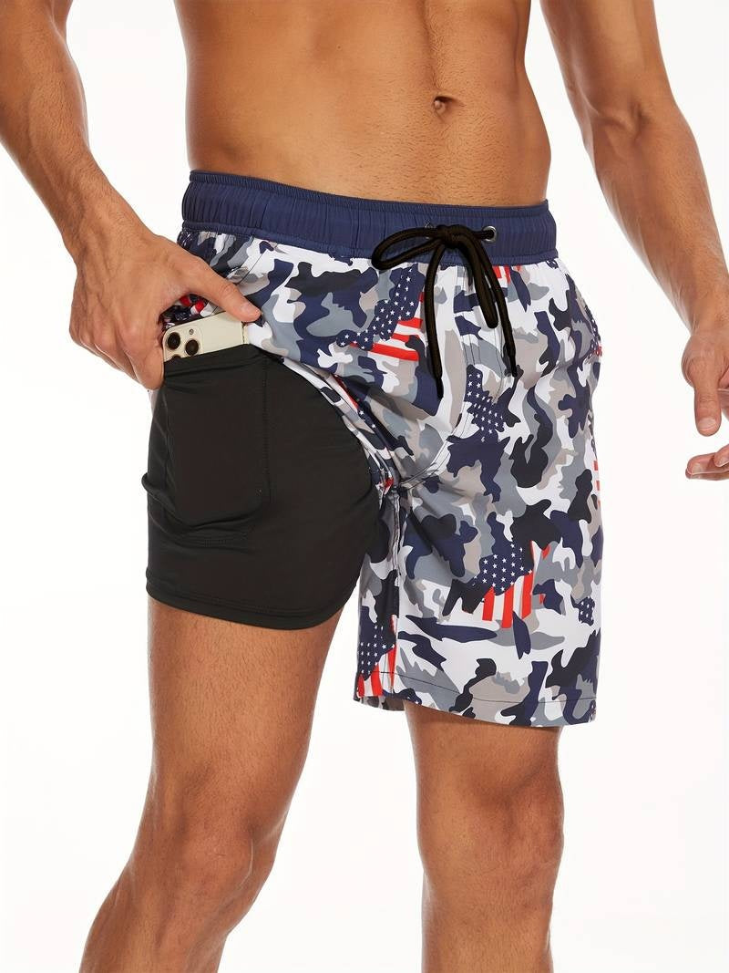 Bañador Shorts Estampado Flamencos – Verano Tropical