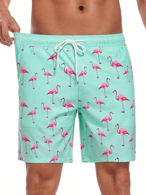Bañador Shorts Estampado Flamencos – Verano Tropical