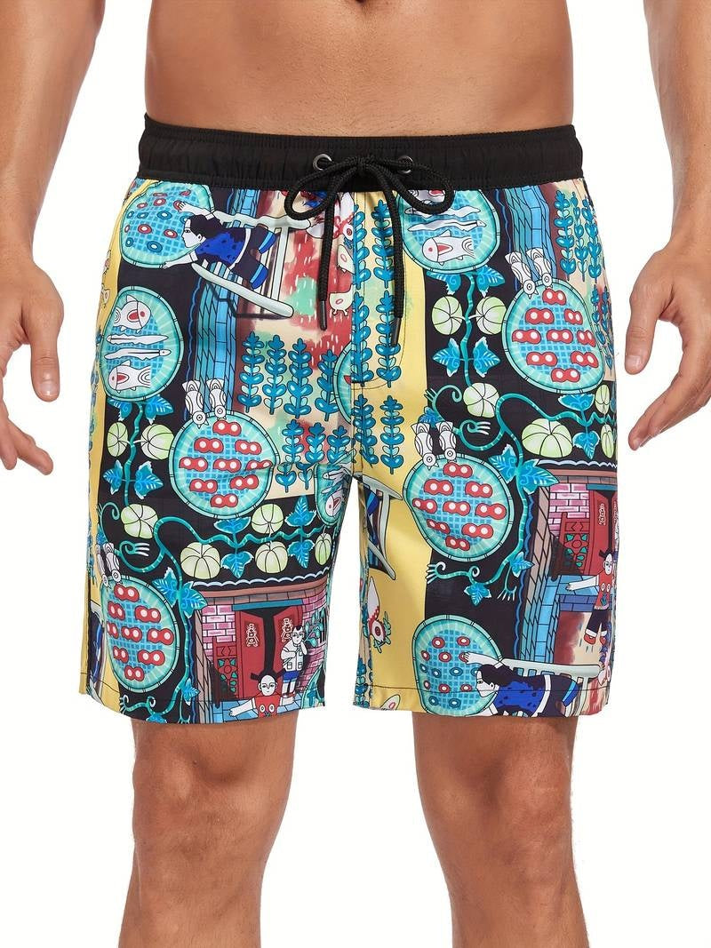 Bañador Shorts Estampado Flamencos – Verano Tropical