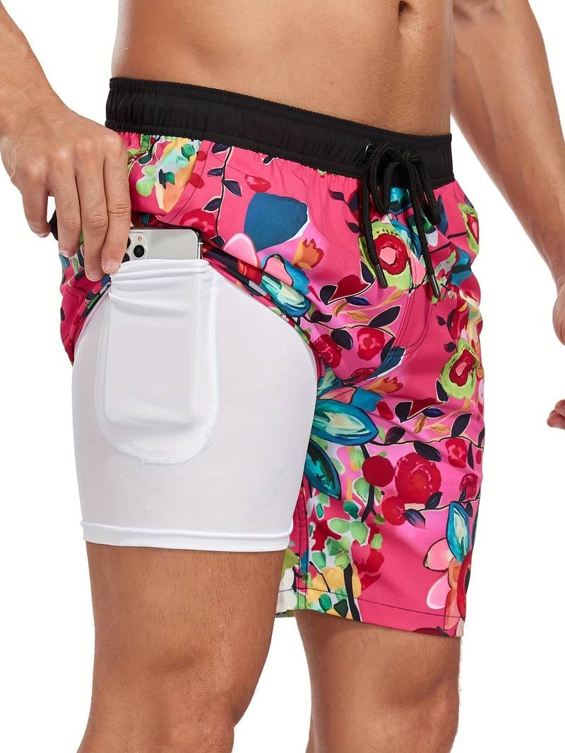 Bañador Shorts Estampado Flamencos – Verano Tropical